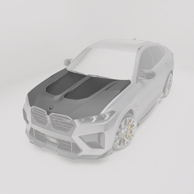 BMW X6M F96 LCI Carbon Fiber Hood Aftermarket Carbon Fiber Part / Bodykit - Robot Bodykits