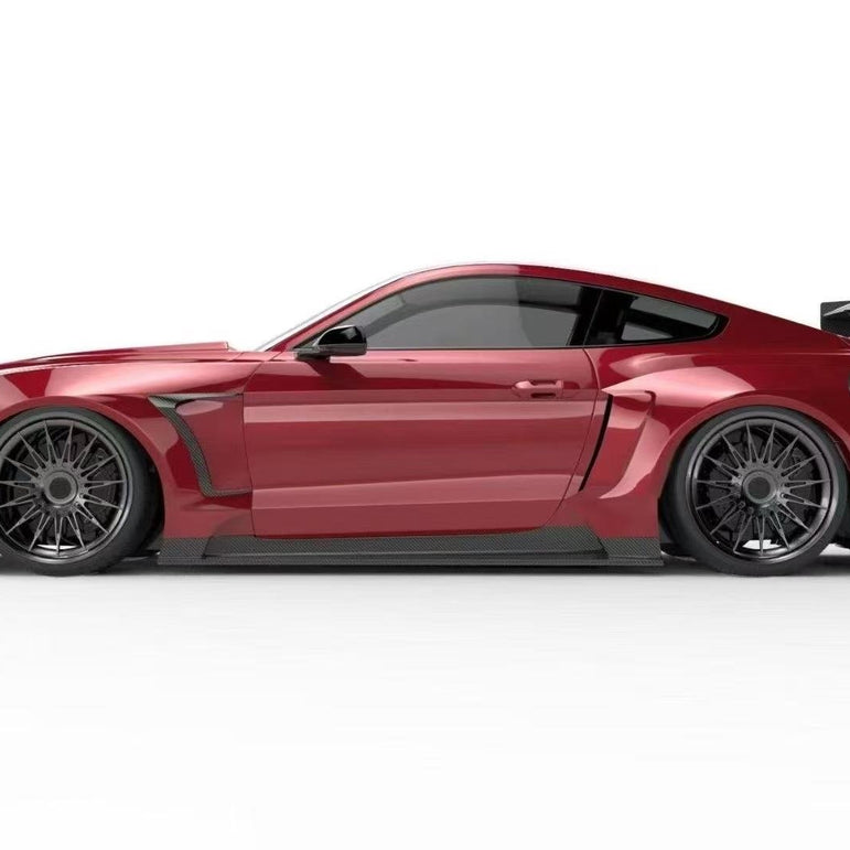 BOCH Design FRP GT500 S550 Ford Mustang Widebody Complete Body Kit 2015 - 2023 Aftermarket Carbon Fiber Part / Bodykit - Robot Bodykits
