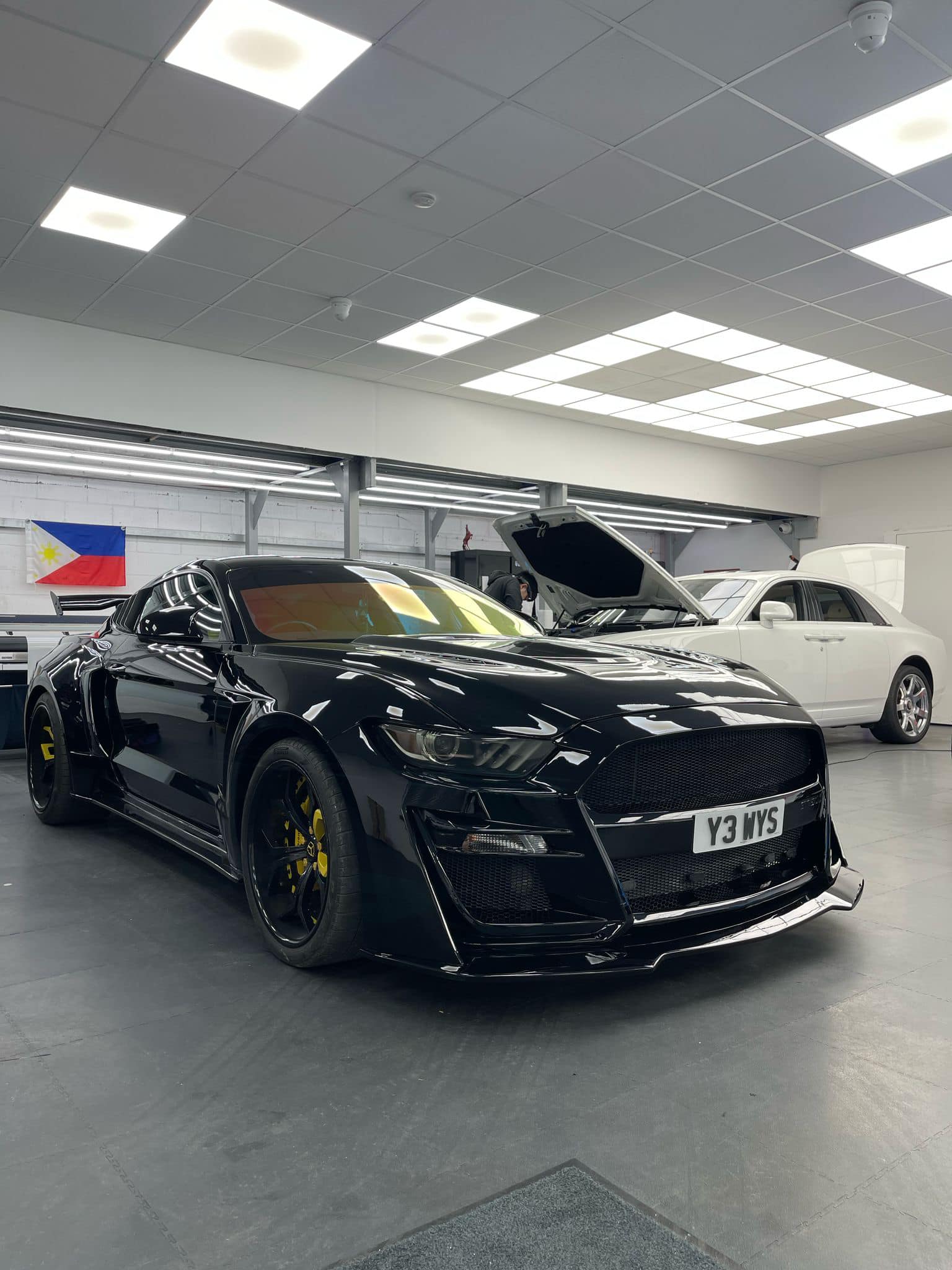 BOCH Design FRP GT500 S550 Ford Mustang Widebody Complete Body Kit 2015 - 2023 Aftermarket Carbon Fiber Part / Bodykit - Robot Bodykits