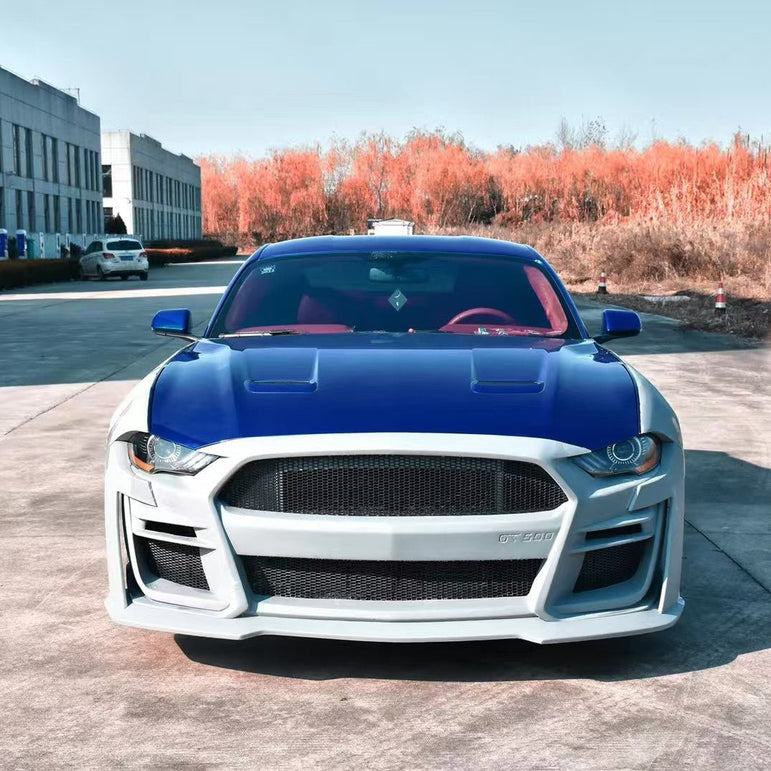 BOCH Design FRP GT500 S550 Ford Mustang Widebody Complete Body Kit 2015 - 2023 Aftermarket Carbon Fiber Part / Bodykit - Robot Bodykits