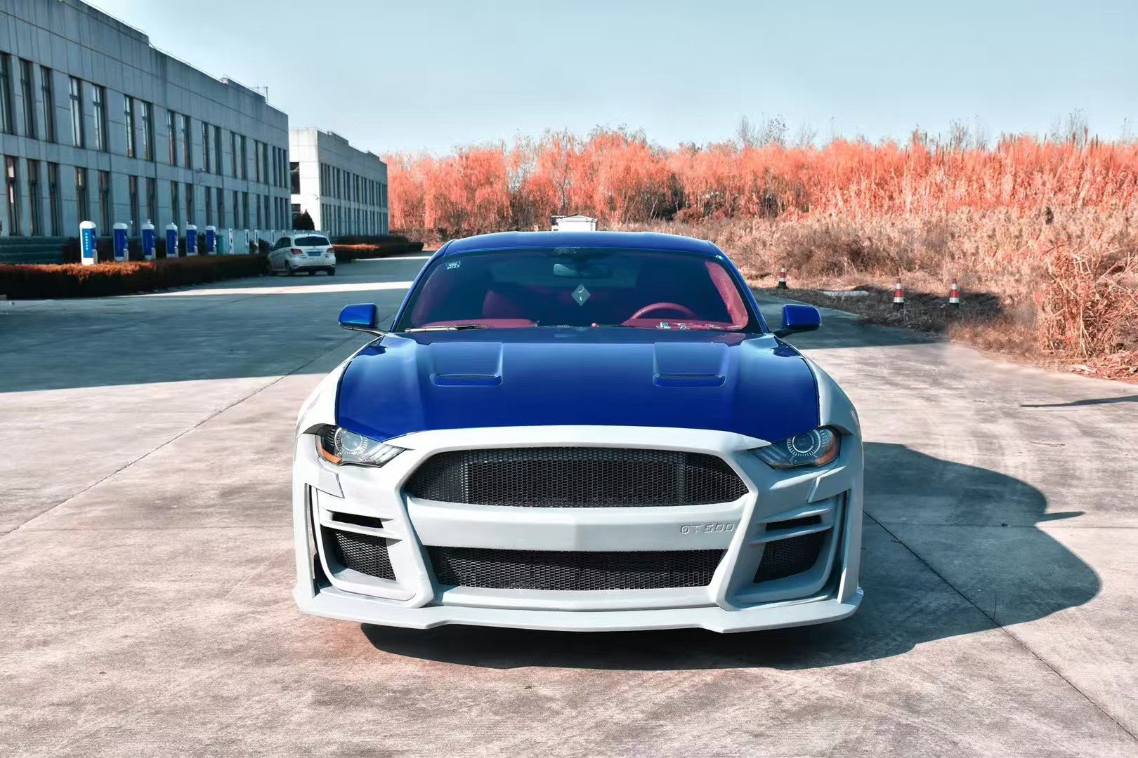BOCH Design FRP GT500 S550 Ford Mustang Widebody Complete Body Kit 2015 - 2023 Aftermarket Carbon Fiber Part / Bodykit - Robot Bodykits