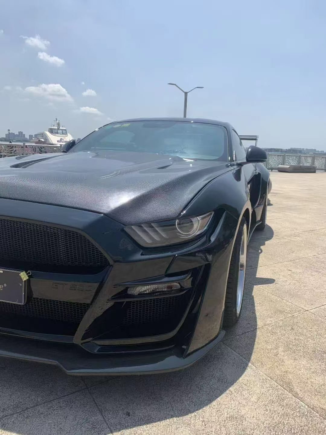 BOCH Design FRP GT500 S550 Ford Mustang Widebody Complete Body Kit 2015 - 2023 Aftermarket Carbon Fiber Part / Bodykit - Robot Bodykits
