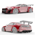 BOCH Design FRP GT500 S550 Ford Mustang Widebody Complete Body Kit 2015 - 2023 Aftermarket Carbon Fiber Part / Bodykit - Robot Bodykits