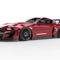 BOCH Design FRP GT500 S550 Ford Mustang Widebody Complete Body Kit 2015 - 2023 Aftermarket Carbon Fiber Part / Bodykit - Robot Bodykits