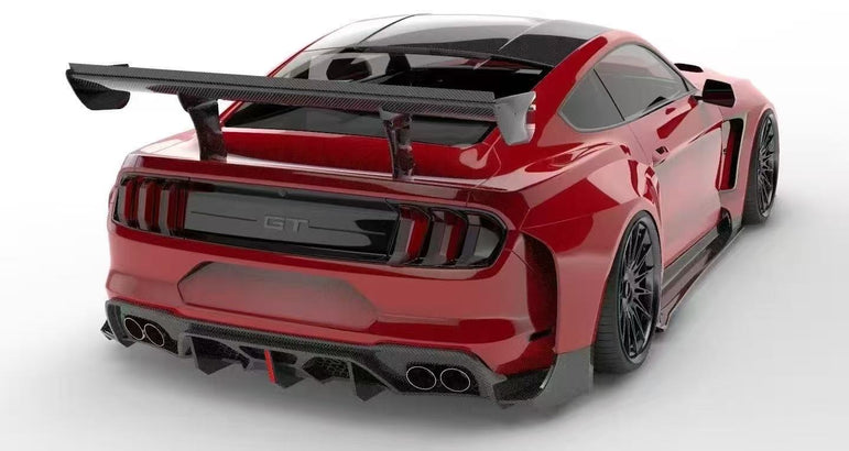 BOCH Design FRP GT500 S550 Ford Mustang Widebody Complete Body Kit 2015 - 2023 Aftermarket Carbon Fiber Part / Bodykit - Robot Bodykits