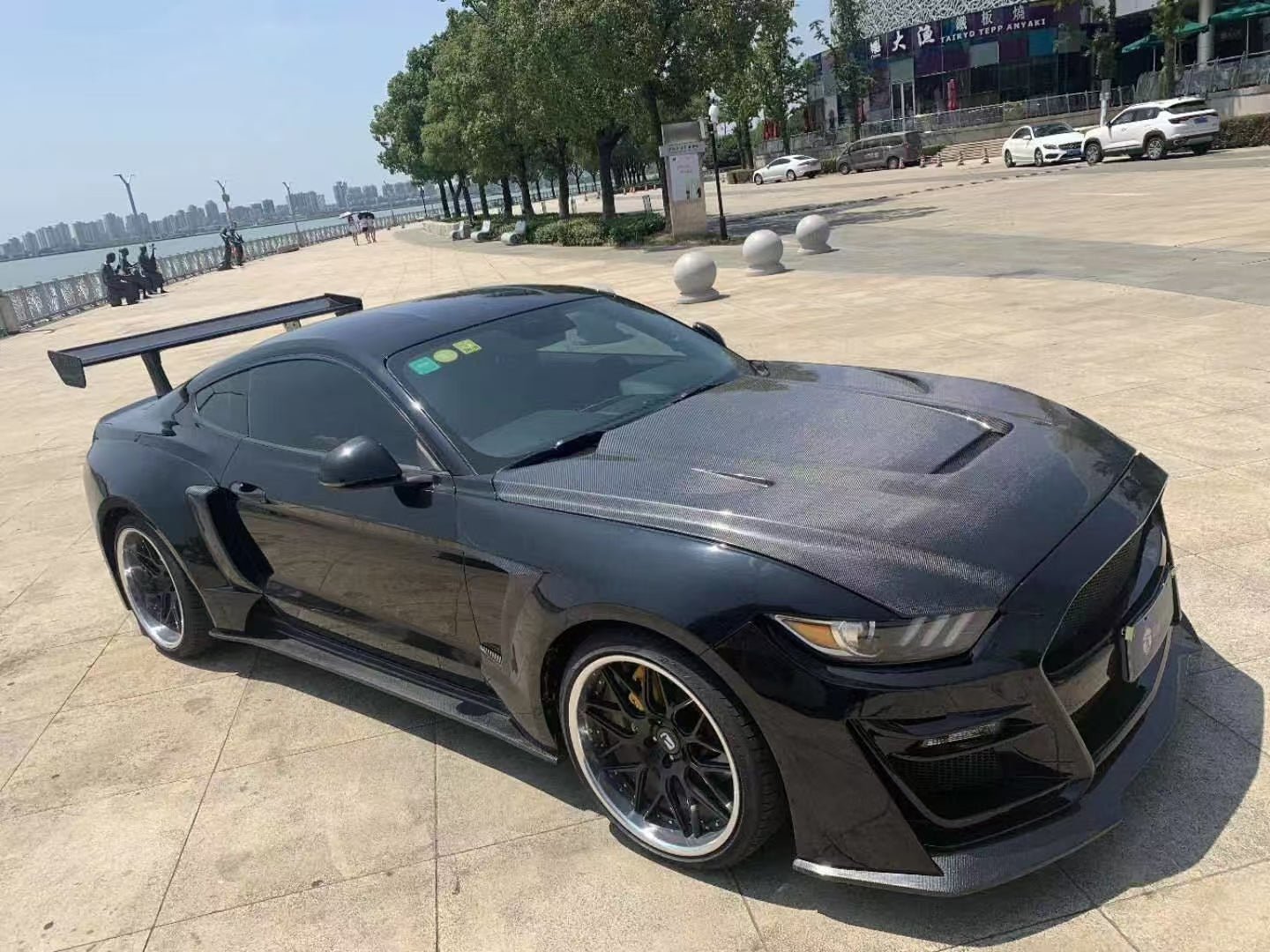 BOCH Design FRP GT500 S550 Ford Mustang Widebody Complete Body Kit 2015 - 2023 Aftermarket Carbon Fiber Part / Bodykit - Robot Bodykits