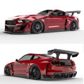 BOCH Design FRP GT500 S550 Ford Mustang Widebody Complete Body Kit 2015 - 2023 Aftermarket Carbon Fiber Part / Bodykit - Robot Bodykits