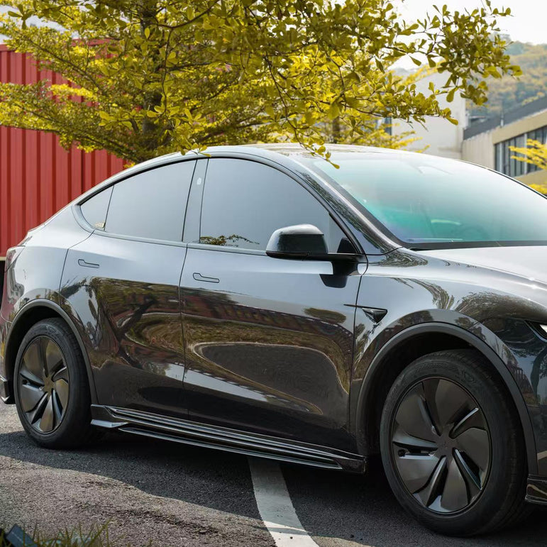 BSKT 2025+ Tesla Model Y Lowline Kit Gloss Black Aftermarket Carbon Fiber Part / Bodykit - Robot Bodykits