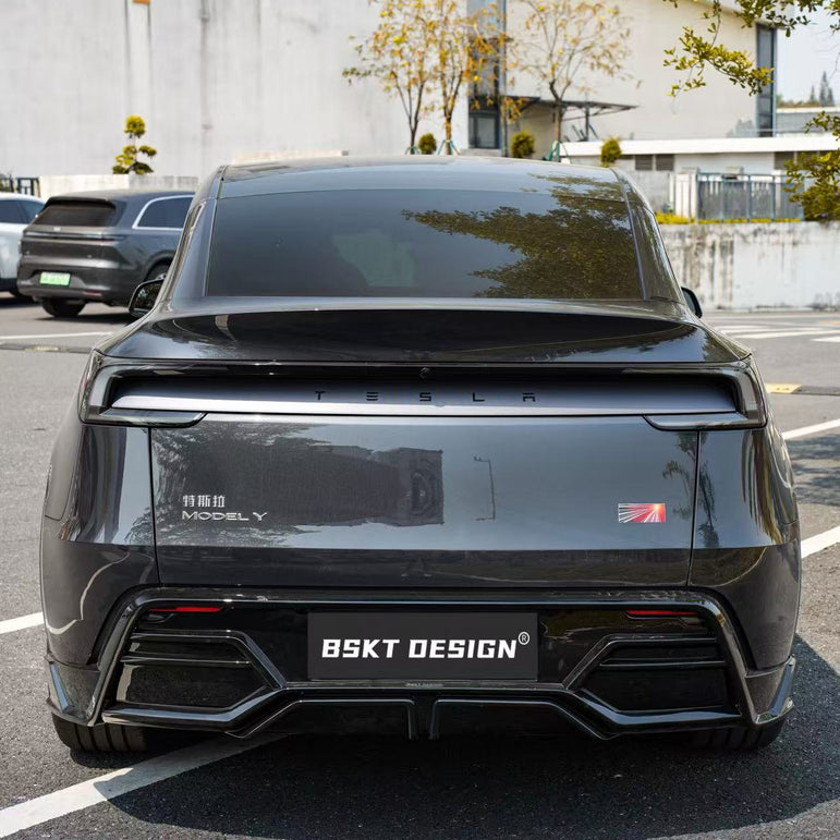 BSKT 2025+ Tesla Model Y Lowline Kit Gloss Black Aftermarket Carbon Fiber Part / Bodykit - Robot Bodykits