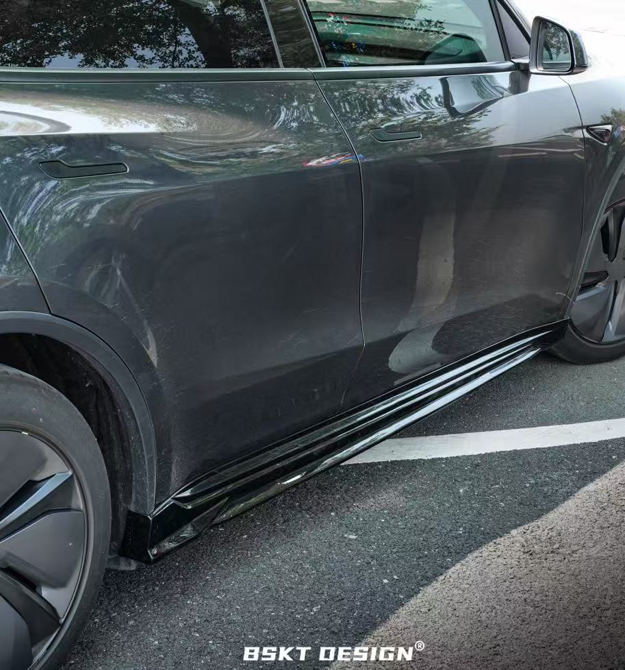 BSKT 2025+ Tesla Model Y Lowline Kit Gloss Black Aftermarket Carbon Fiber Part / Bodykit - Robot Bodykits