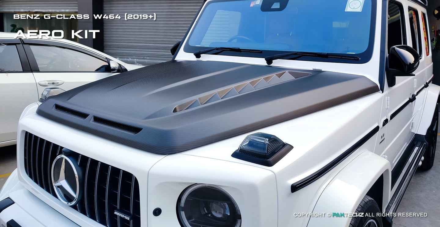 2019 Mercedes Benz G-Class W464 Paktechz Full Dry Carbon Aerodynamics kit