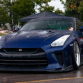 Carbonado TS Style Front Bumper & Front Lip for Nissan GTR GT - R R35 2017 - 2022 EBA Carbon Fiber / FRP Aftermarket Carbon Fiber Part / Bodykit - Robot Bodykits