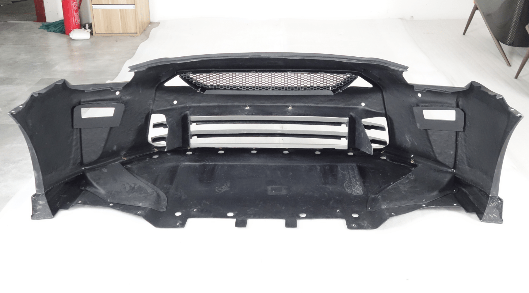 Carbonado TS Style Front Bumper & Front Lip for Nissan GTR GT - R R35 2017 - 2022 EBA Carbon Fiber / FRP Aftermarket Carbon Fiber Part / Bodykit - Robot Bodykits