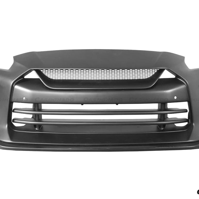Carbonado TS Style Front Bumper & Front Lip for Nissan GTR GT - R R35 2017 - 2022 EBA Carbon Fiber / FRP Aftermarket Carbon Fiber Part / Bodykit - Robot Bodykits