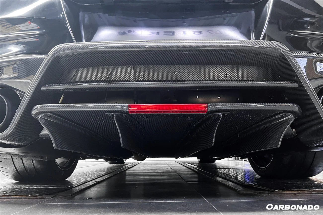 Carbonado TS Style Rear Bumper, Diffuser & Undertray for Nissan GTR GT - R R35 2008 - 2022 CBA & DBA & EBA Carbon Fiber / FRP Aftermarket Carbon Fiber Part / Bodykit - Robot Bodykits