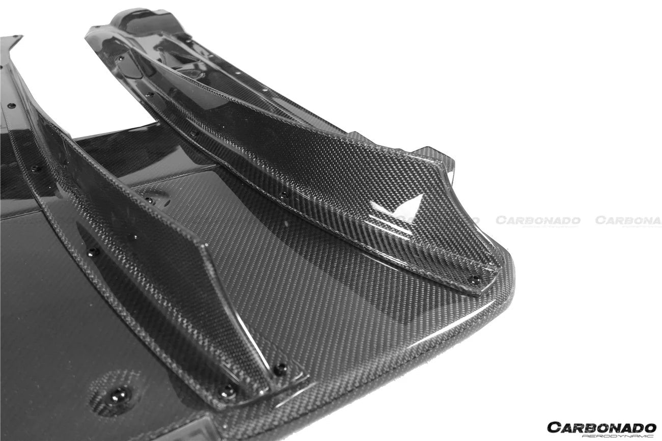 Carbonado TS Style Rear Bumper, Diffuser & Undertray for Nissan GTR GT - R R35 2008 - 2022 CBA & DBA & EBA Carbon Fiber / FRP Aftermarket Carbon Fiber Part / Bodykit - Robot Bodykits
