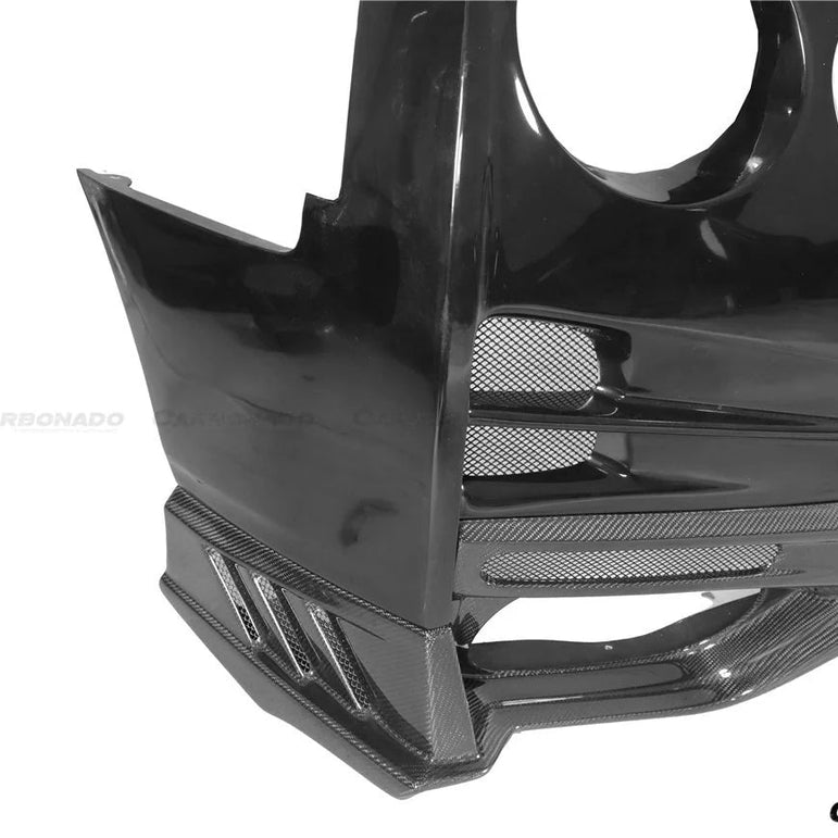 Carbonado TS Style Rear Bumper, Diffuser & Undertray for Nissan GTR GT - R R35 2008 - 2022 CBA & DBA & EBA Carbon Fiber / FRP Aftermarket Carbon Fiber Part / Bodykit - Robot Bodykits