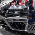 Carbonado TS Style Rear Bumper, Diffuser & Undertray for Nissan GTR GT - R R35 2008 - 2022 CBA & DBA & EBA Carbon Fiber / FRP Aftermarket Carbon Fiber Part / Bodykit - Robot Bodykits