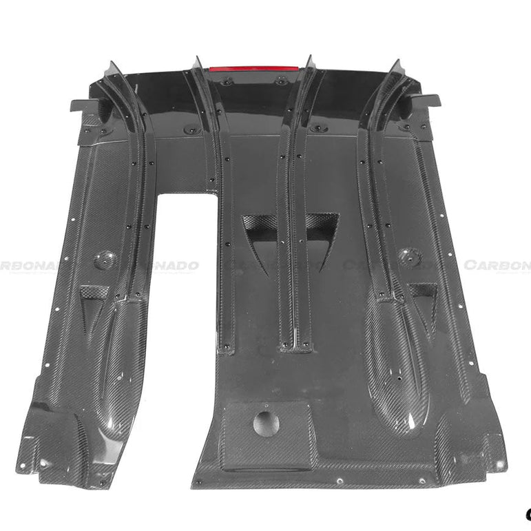 Carbonado TS Style Rear Bumper, Diffuser & Undertray for Nissan GTR GT - R R35 2008 - 2022 CBA & DBA & EBA Carbon Fiber / FRP Aftermarket Carbon Fiber Part / Bodykit - Robot Bodykits