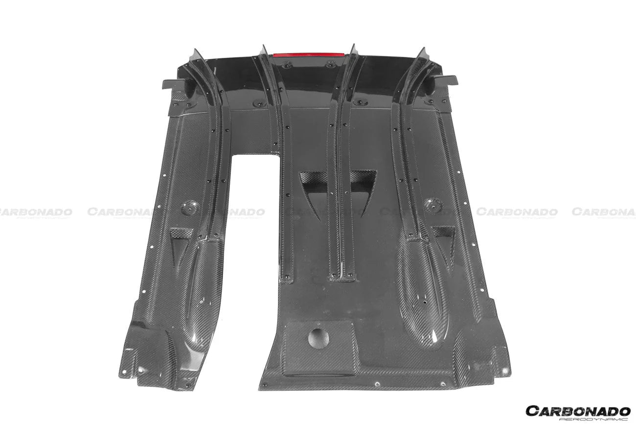 Carbonado TS Style Rear Bumper, Diffuser & Undertray for Nissan GTR GT - R R35 2008 - 2022 CBA & DBA & EBA Carbon Fiber / FRP Aftermarket Carbon Fiber Part / Bodykit - Robot Bodykits