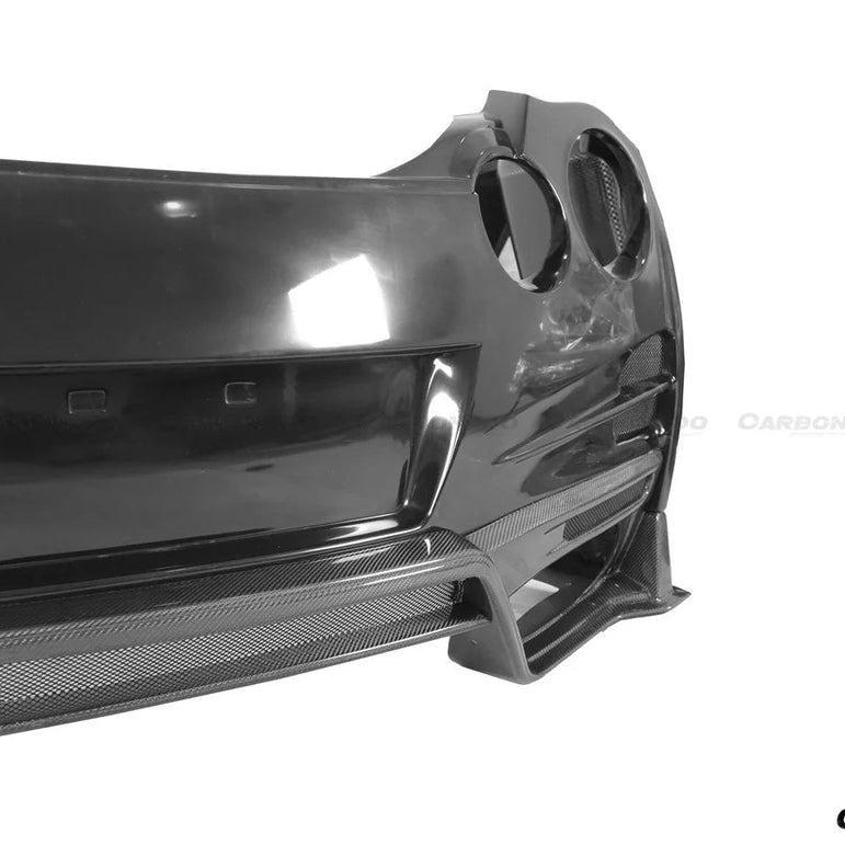 Carbonado TS Style Rear Bumper, Diffuser & Undertray for Nissan GTR GT - R R35 2008 - 2022 CBA & DBA & EBA Carbon Fiber / FRP Aftermarket Carbon Fiber Part / Bodykit - Robot Bodykits