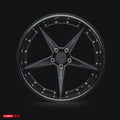 CMST 2-Piece Custom Forged Wheels CD202T Aftermarket Carbon Fiber Part / Bodykit - Robot Bodykits