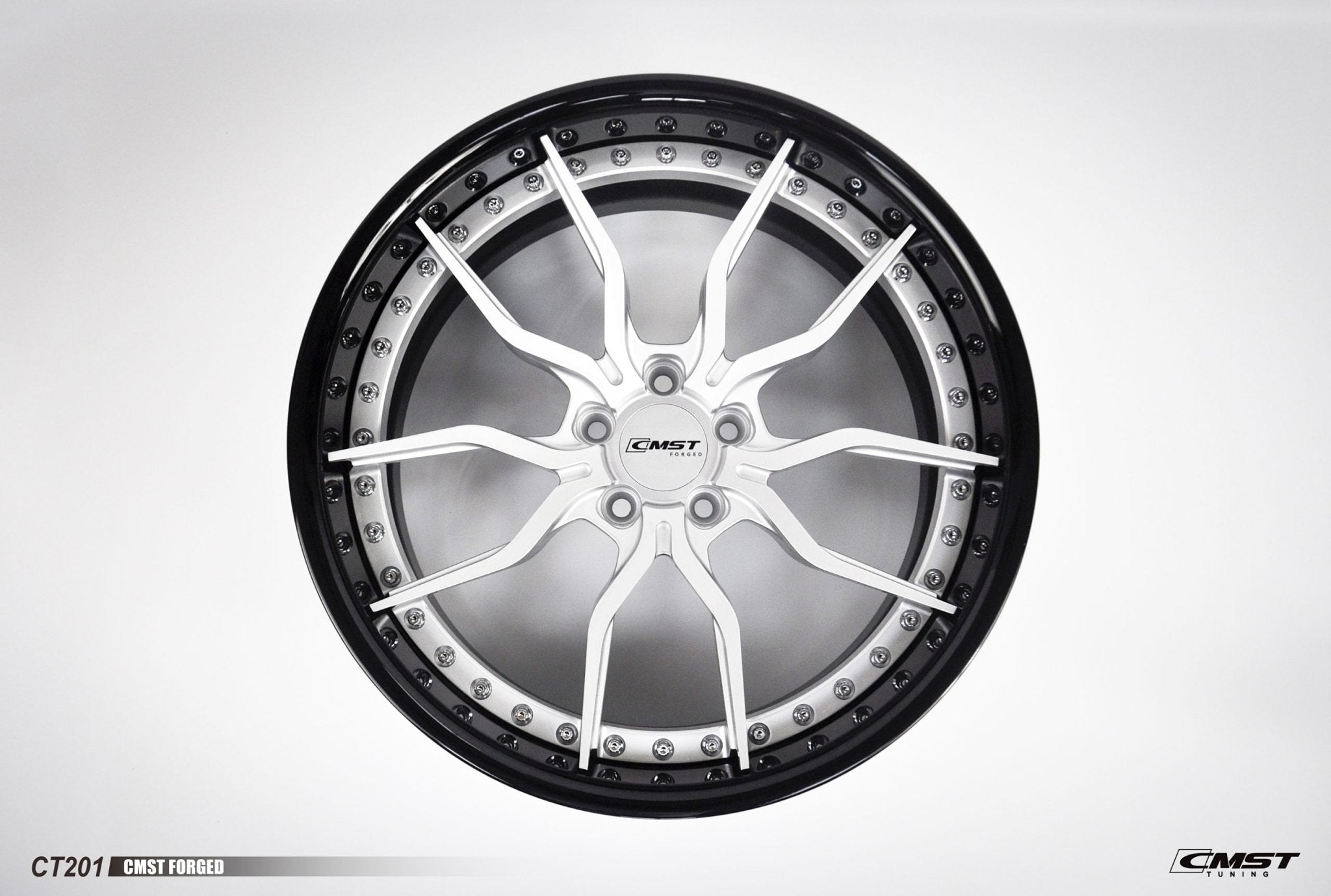 CMST 2-Piece Custom Forged Wheels CT201 Aftermarket Carbon Fiber Part / Bodykit - Robot Bodykits