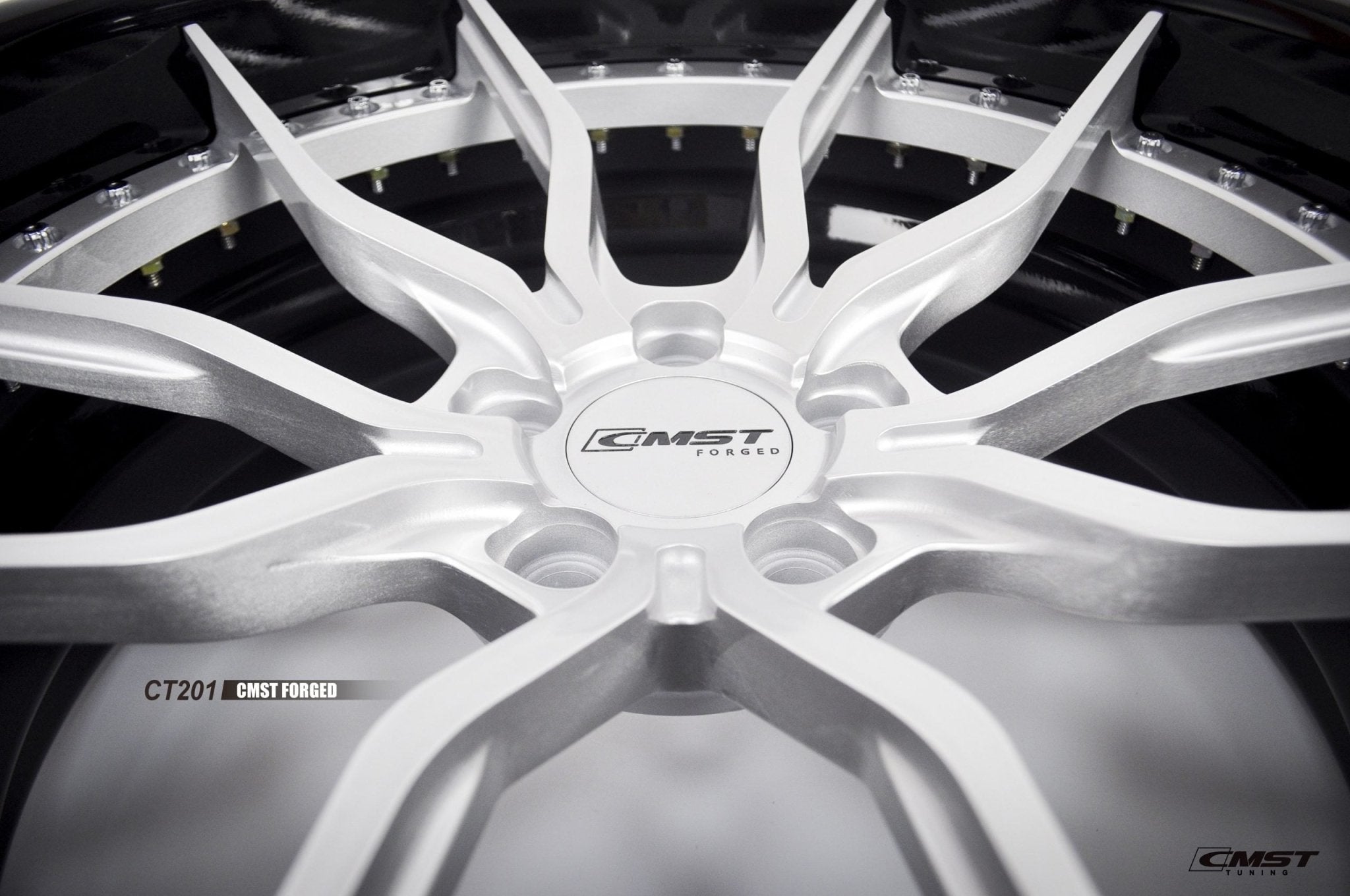 CMST 2-Piece Custom Forged Wheels CT201 Aftermarket Carbon Fiber Part / Bodykit - Robot Bodykits