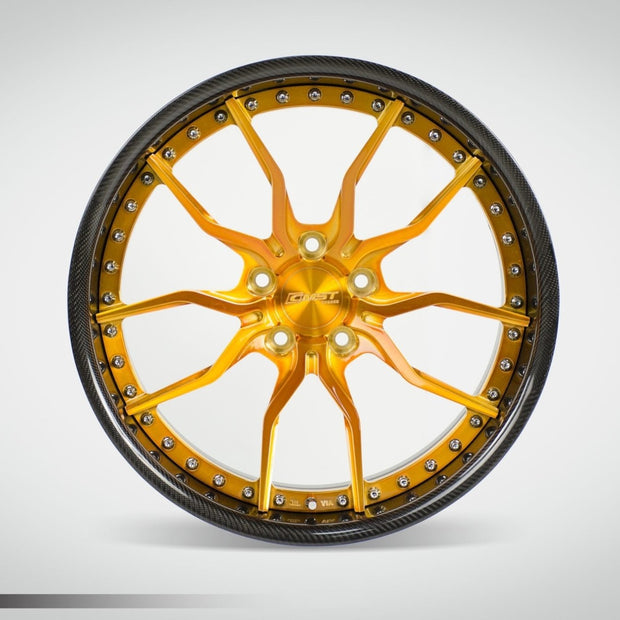 CMST 2-Piece Custom Forged Wheels CT201 Aftermarket Carbon Fiber Part / Bodykit - Robot Bodykits