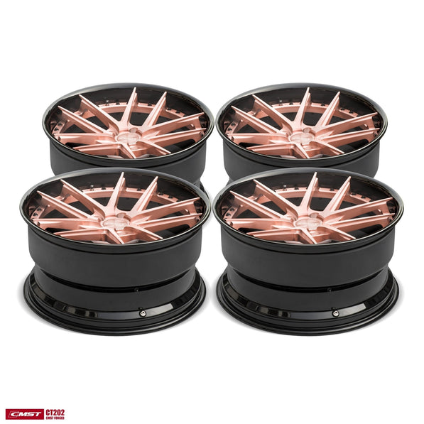 CMST 2-Piece Custom Forged Wheels CT202 Aftermarket Carbon Fiber Part / Bodykit - Robot Bodykits