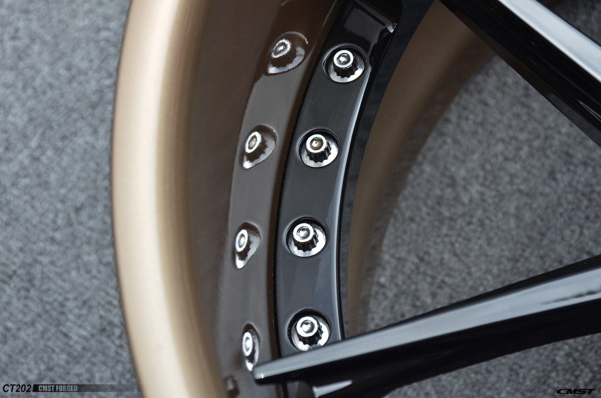 CMST 2-Piece Custom Forged Wheels CT202 Aftermarket Carbon Fiber Part / Bodykit - Robot Bodykits