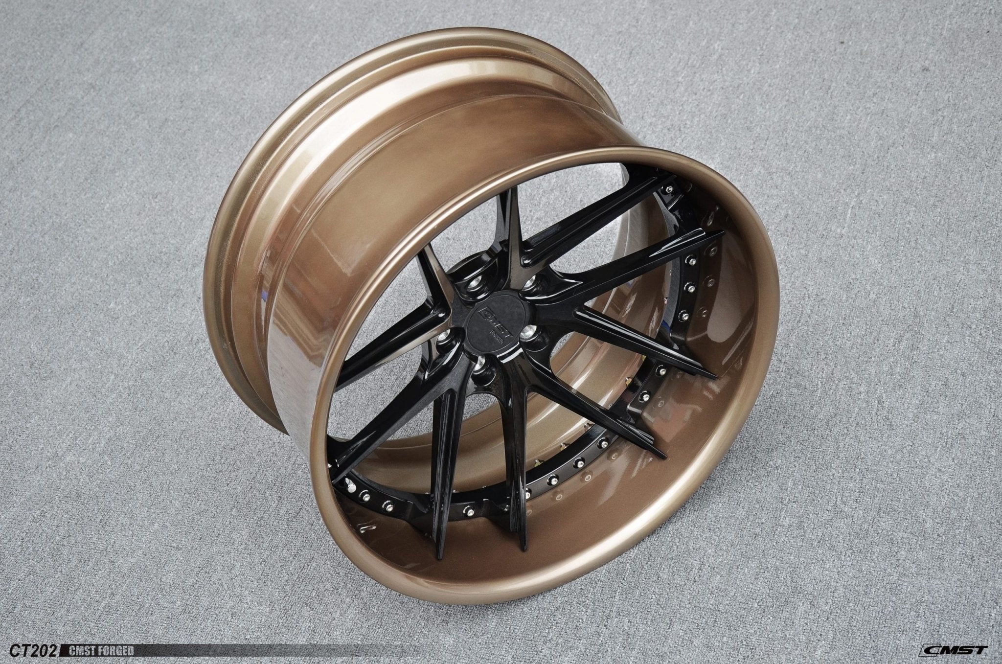 CMST 2-Piece Custom Forged Wheels CT202 Aftermarket Carbon Fiber Part / Bodykit - Robot Bodykits
