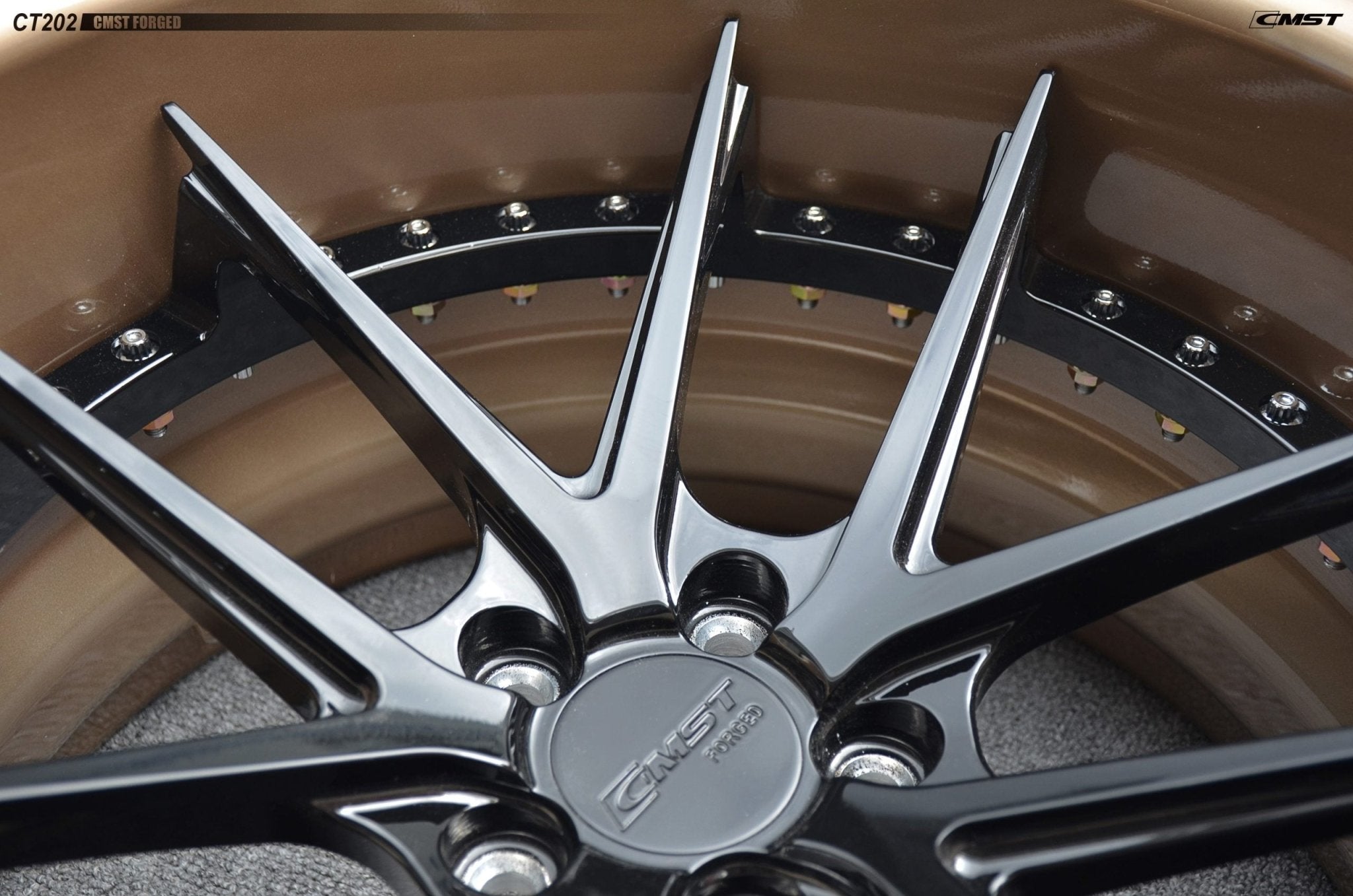 CMST 2-Piece Custom Forged Wheels CT202 Aftermarket Carbon Fiber Part / Bodykit - Robot Bodykits