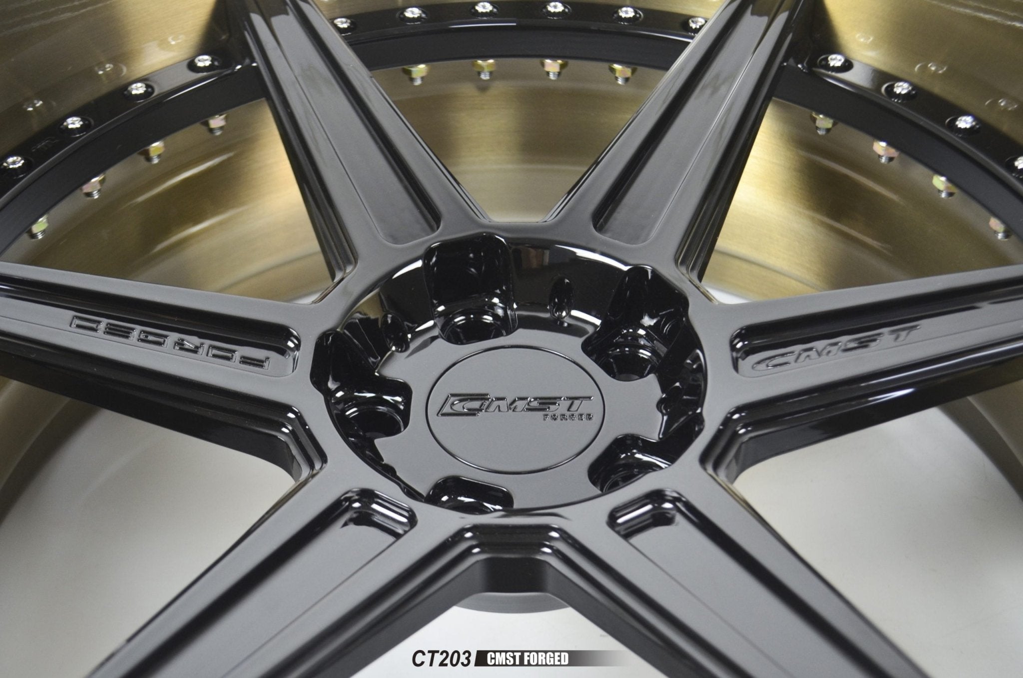 CMST 2-Piece Custom Forged Wheels CT203 Aftermarket Carbon Fiber Part / Bodykit - Robot Bodykits