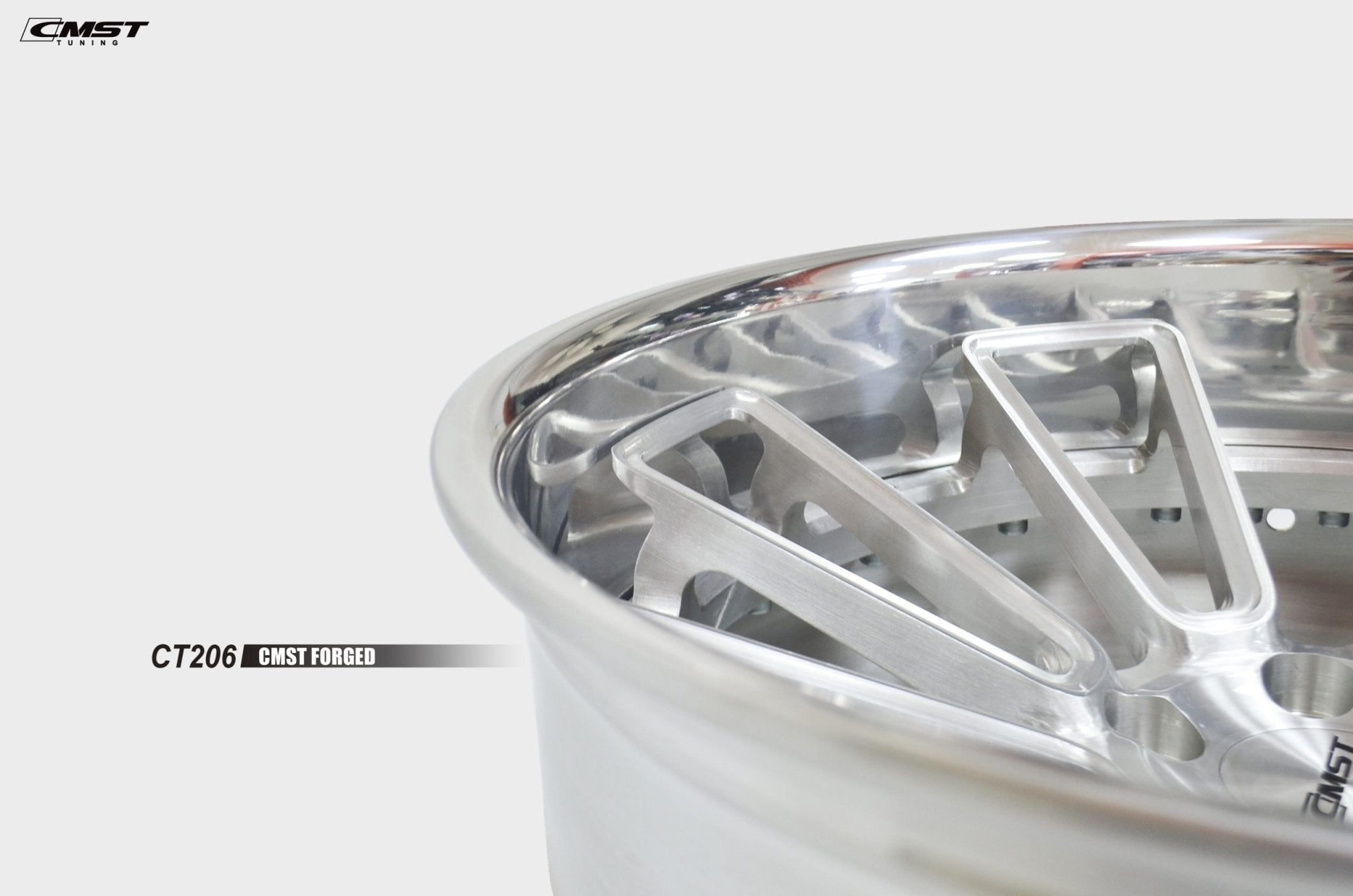 CMST 2-Piece Custom Forged Wheels CT206 Aftermarket Carbon Fiber Part / Bodykit - Robot Bodykits