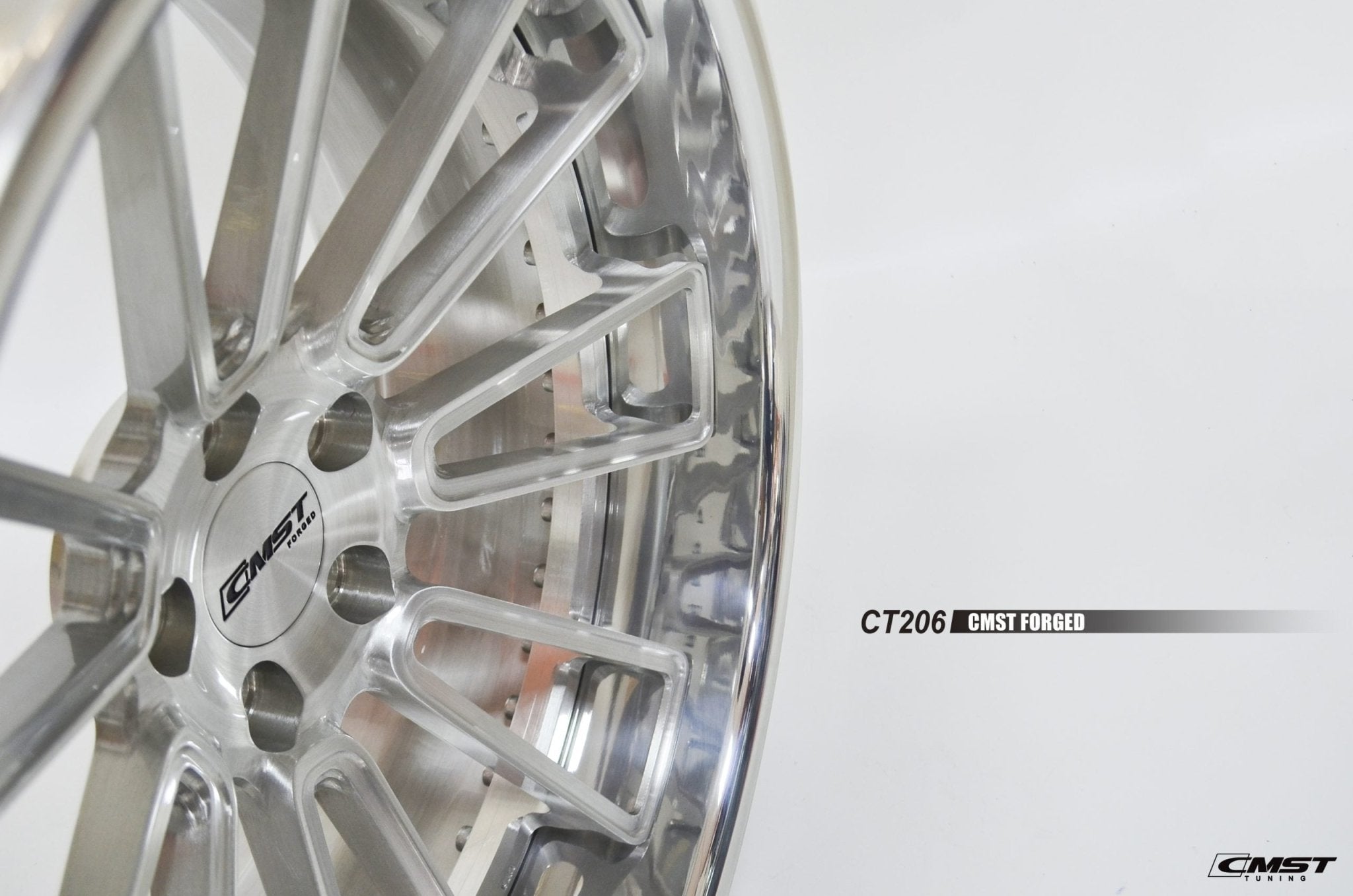CMST 2-Piece Custom Forged Wheels CT206 Aftermarket Carbon Fiber Part / Bodykit - Robot Bodykits