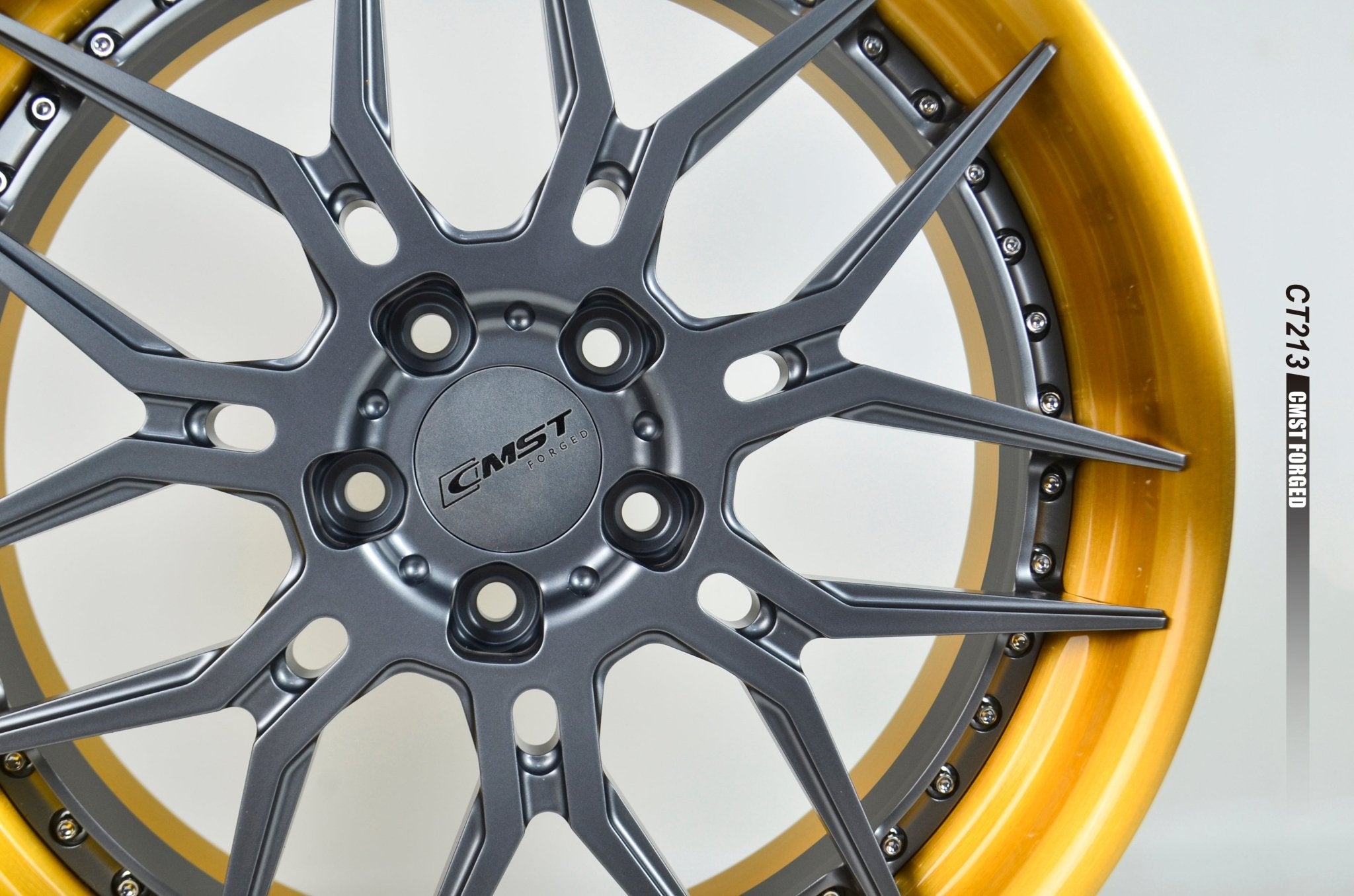 CMST 2-Piece Custom Forged Wheels CT213 Aftermarket Carbon Fiber Part / Bodykit - Robot Bodykits