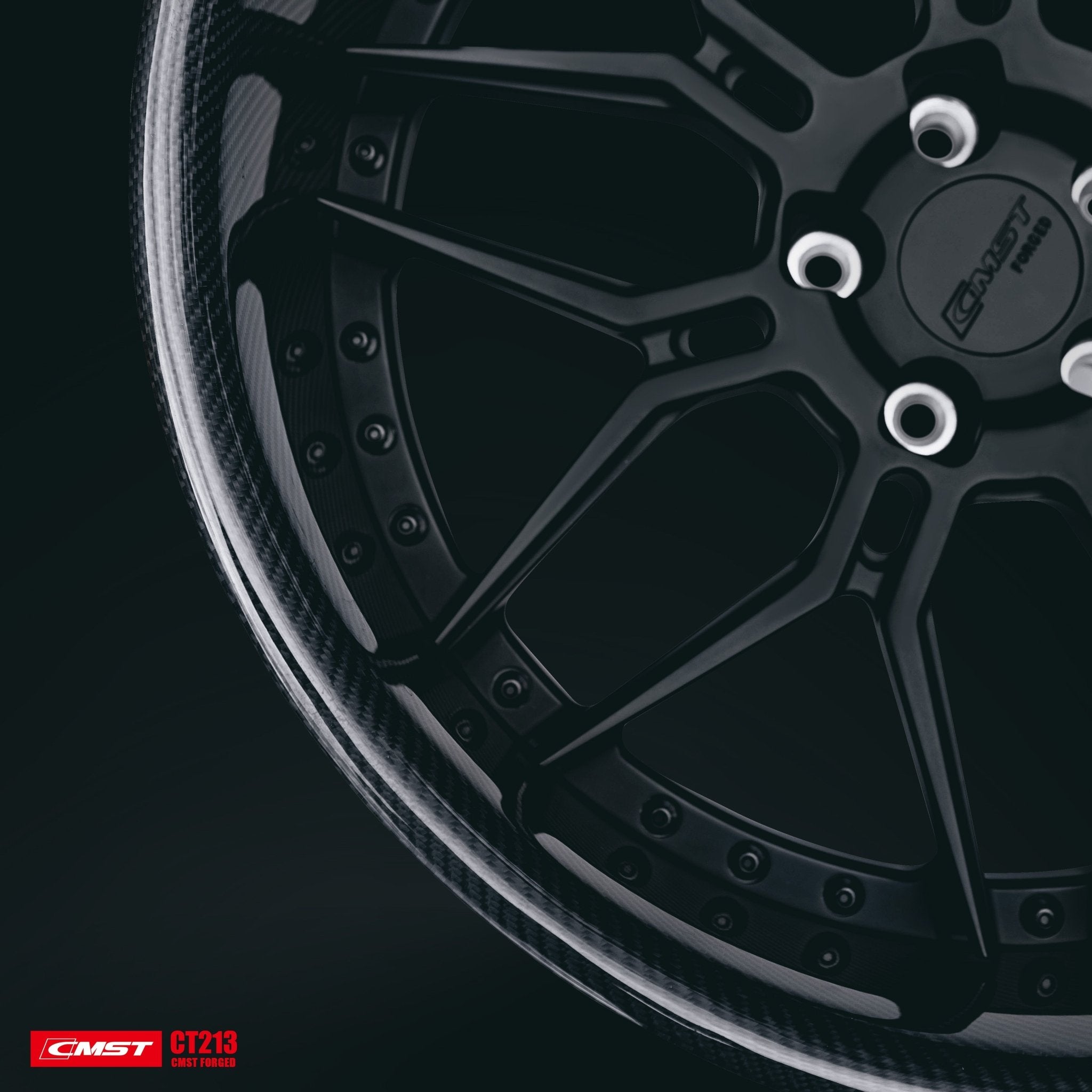 CMST 2-Piece Custom Forged Wheels CT213 Aftermarket Carbon Fiber Part / Bodykit - Robot Bodykits