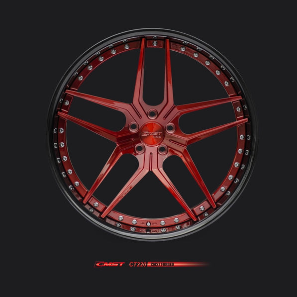 CMST 2-Piece Custom Forged Wheels CT220 Aftermarket Carbon Fiber Part / Bodykit - Robot Bodykits