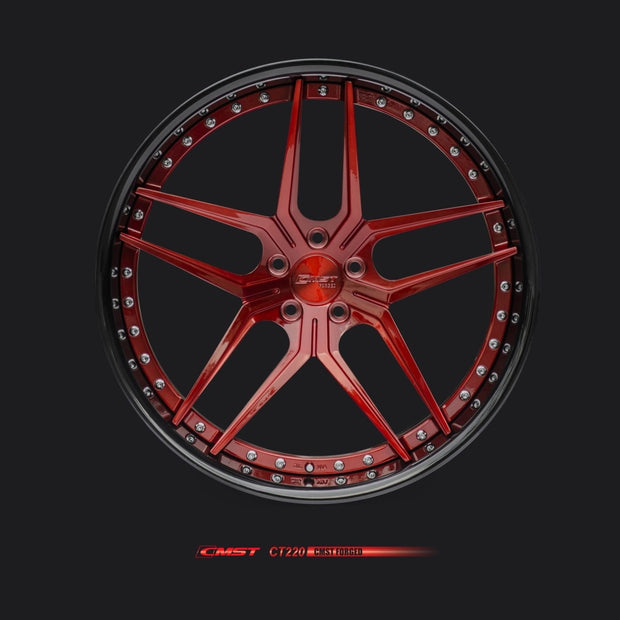 CMST 2-Piece Custom Forged Wheels CT220 Aftermarket Carbon Fiber Part / Bodykit - Robot Bodykits