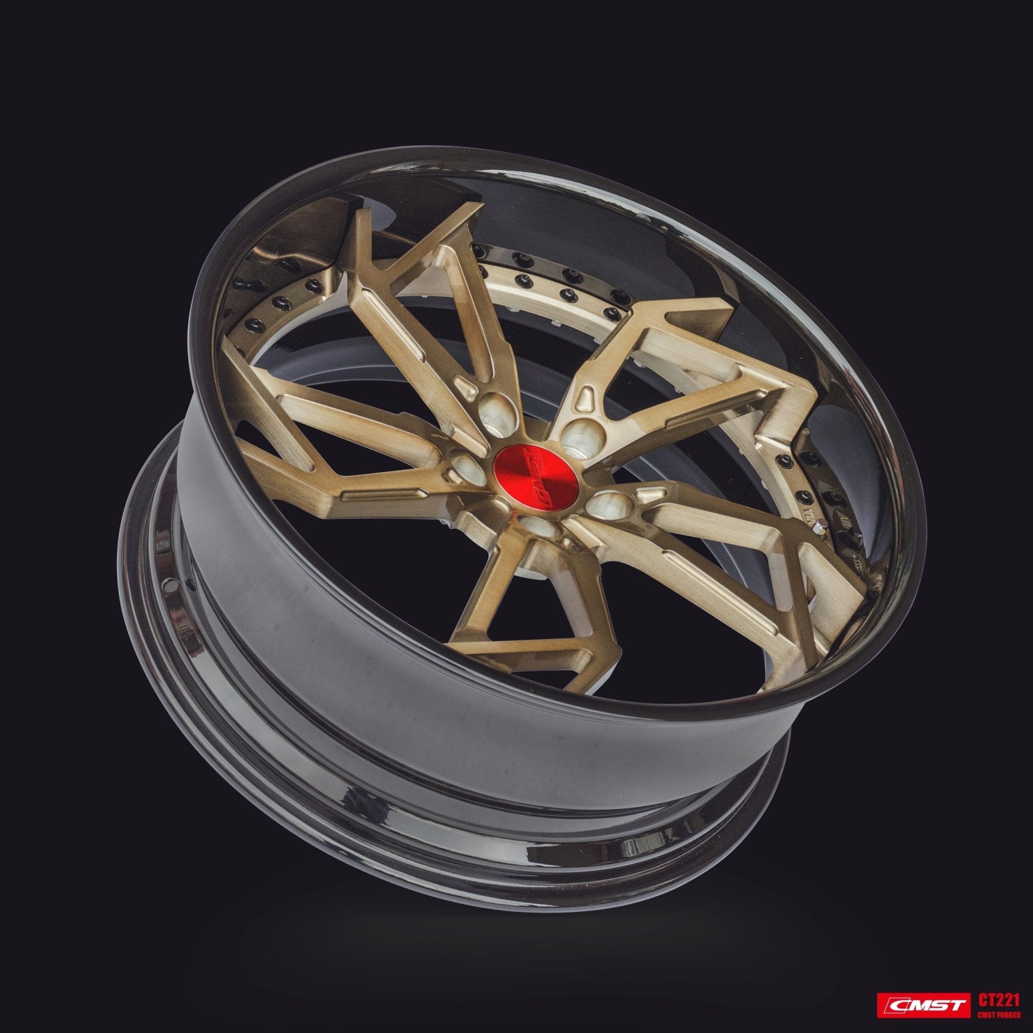 CMST 2-Piece Custom Forged Wheels CT221 Aftermarket Carbon Fiber Part / Bodykit - Robot Bodykits