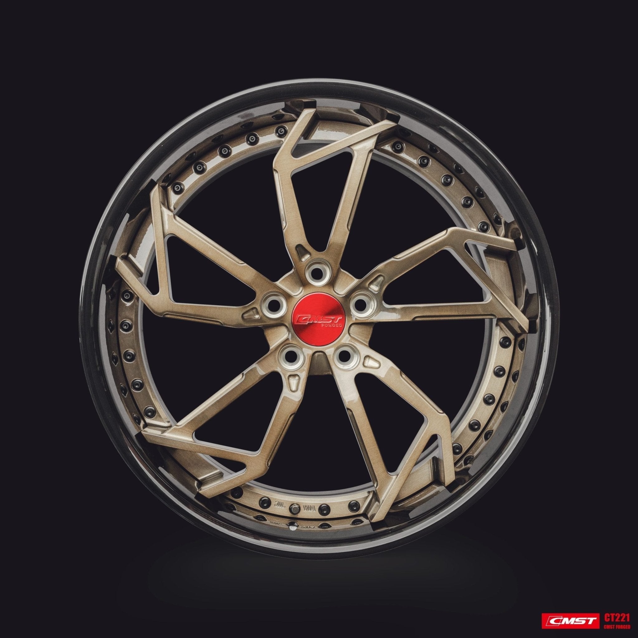 CMST 2-Piece Custom Forged Wheels CT221 Aftermarket Carbon Fiber Part / Bodykit - Robot Bodykits