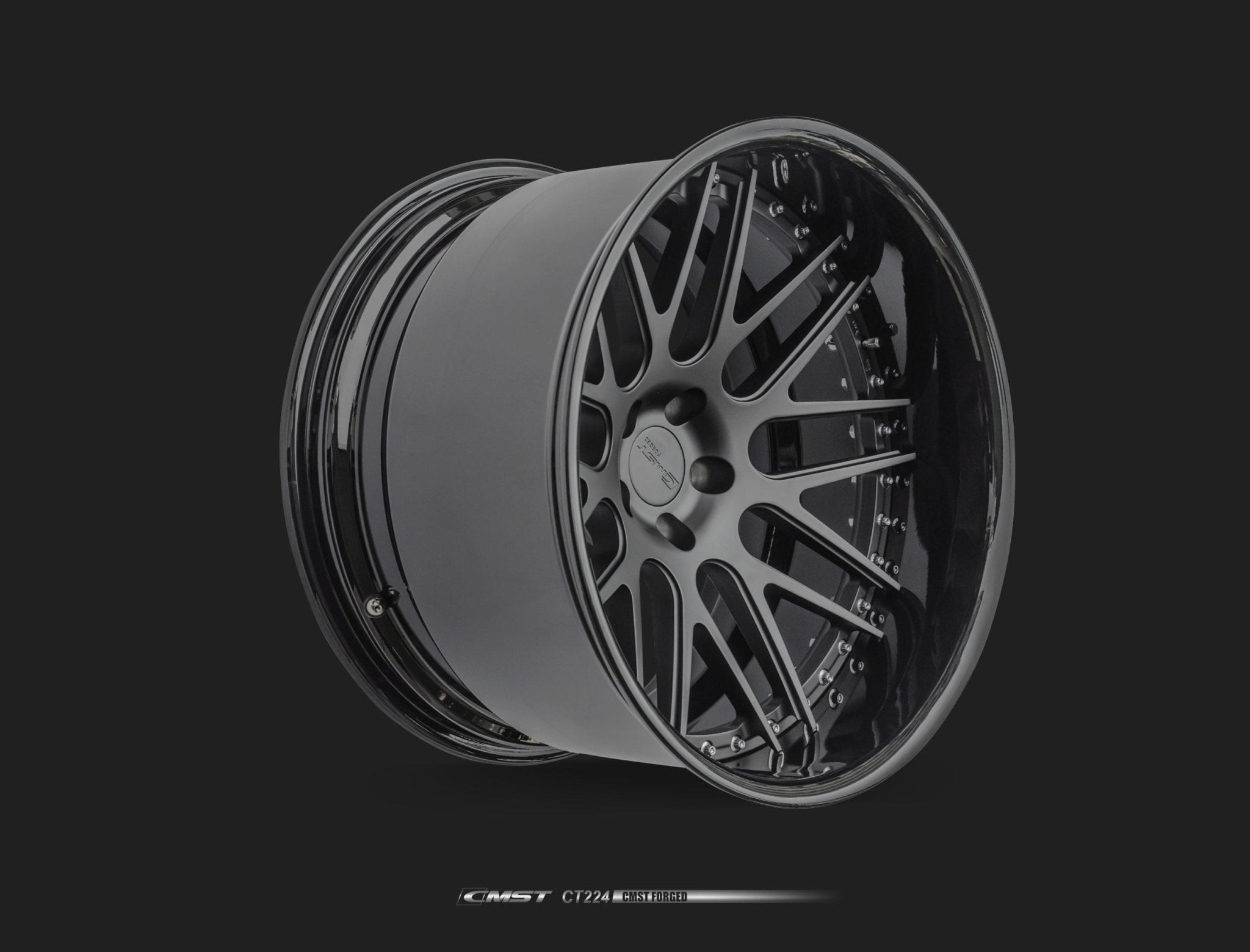 CMST 2-Piece Custom Forged Wheels CT224 Aftermarket Carbon Fiber Part / Bodykit - Robot Bodykits