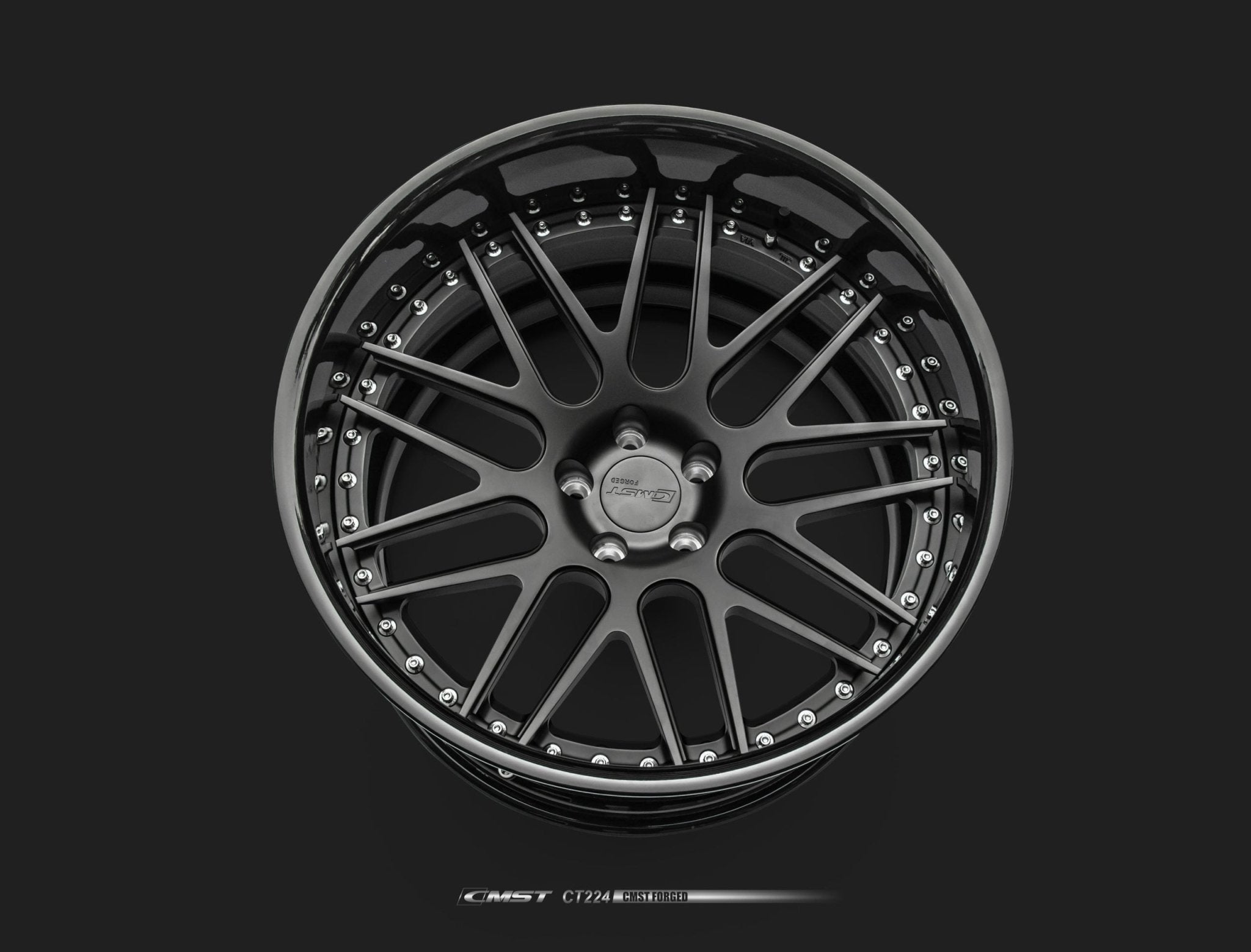 CMST 2-Piece Custom Forged Wheels CT224 Aftermarket Carbon Fiber Part / Bodykit - Robot Bodykits