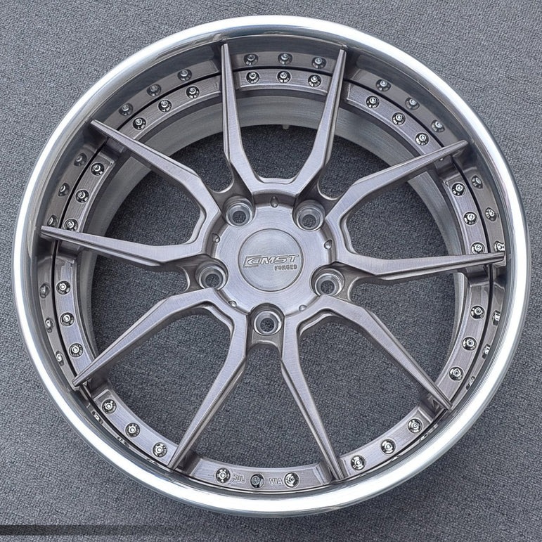CMST 2-Piece Custom Forged Wheels CT237 Aftermarket Carbon Fiber Part / Bodykit - Robot Bodykits