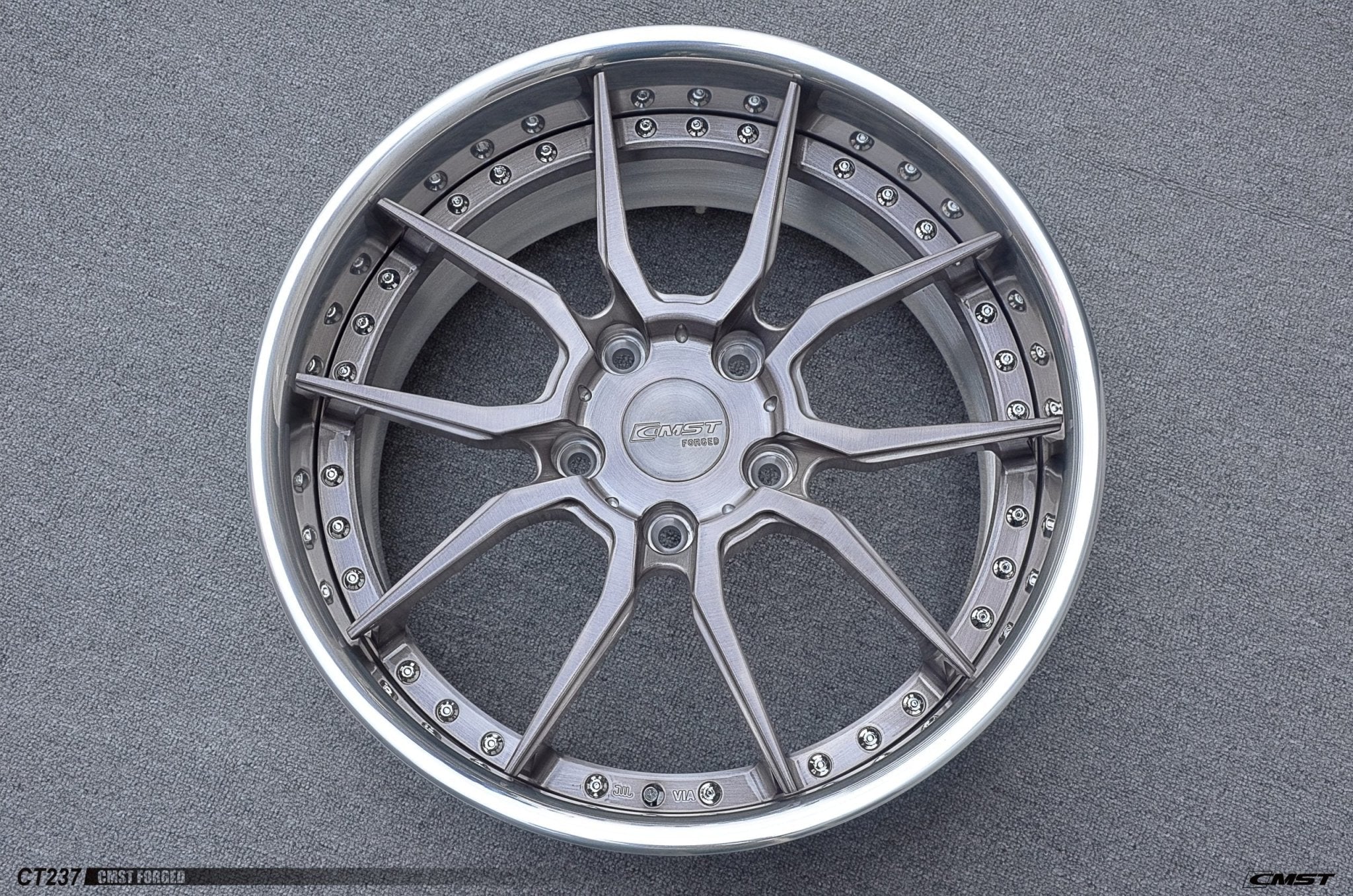 CMST 2-Piece Custom Forged Wheels CT237 Aftermarket Carbon Fiber Part / Bodykit - Robot Bodykits