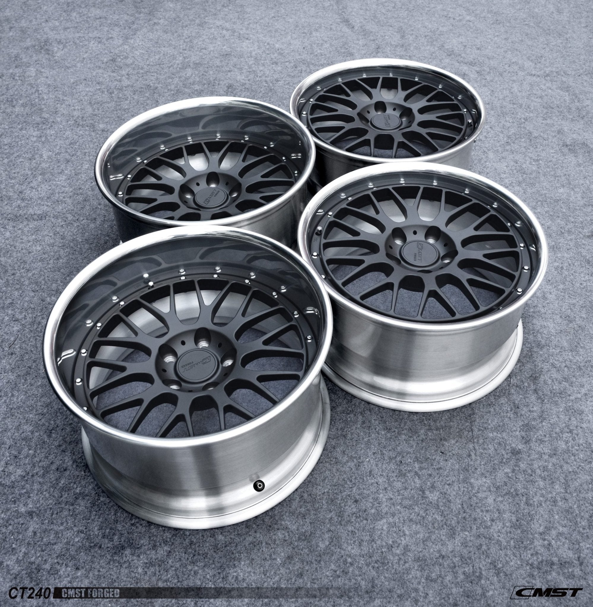 CMST 2-Piece Custom Forged Wheels CT240 Aftermarket Carbon Fiber Part / Bodykit - Robot Bodykits
