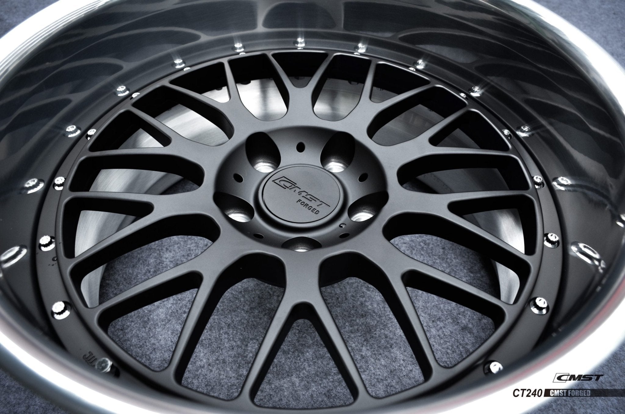 CMST 2-Piece Custom Forged Wheels CT240 Aftermarket Carbon Fiber Part / Bodykit - Robot Bodykits