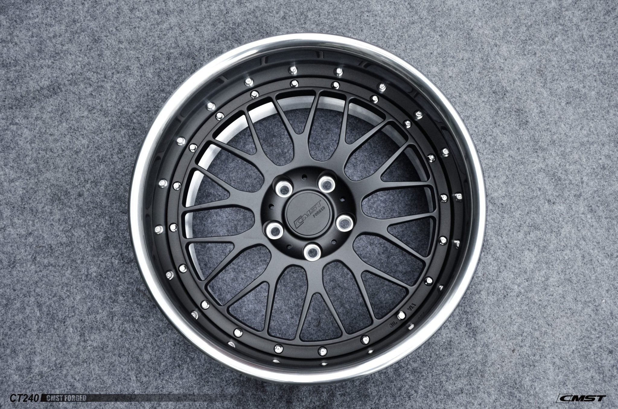 CMST 2-Piece Custom Forged Wheels CT240 Aftermarket Carbon Fiber Part / Bodykit - Robot Bodykits
