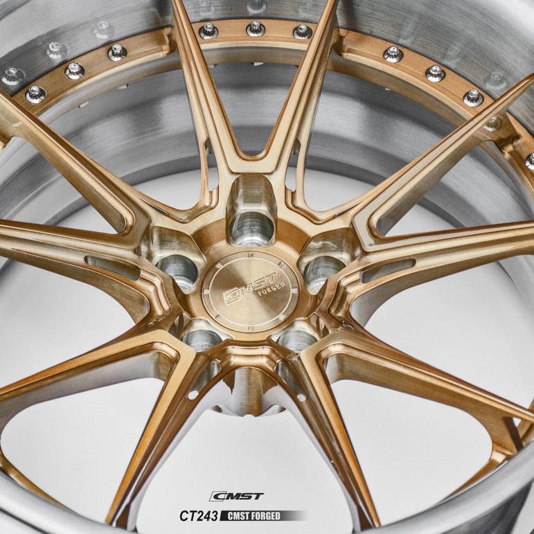 CMST 2-Piece Custom Forged Wheels CT243 Aftermarket Carbon Fiber Part / Bodykit - Robot Bodykits